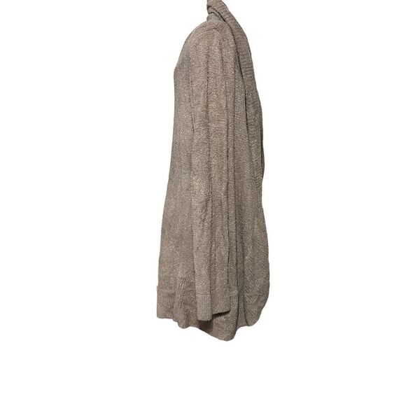 Beautiful Barefoot Dreams Cardigan Cozy Chic Lite gray Soft size medium Great Co - Picture 10 of 14